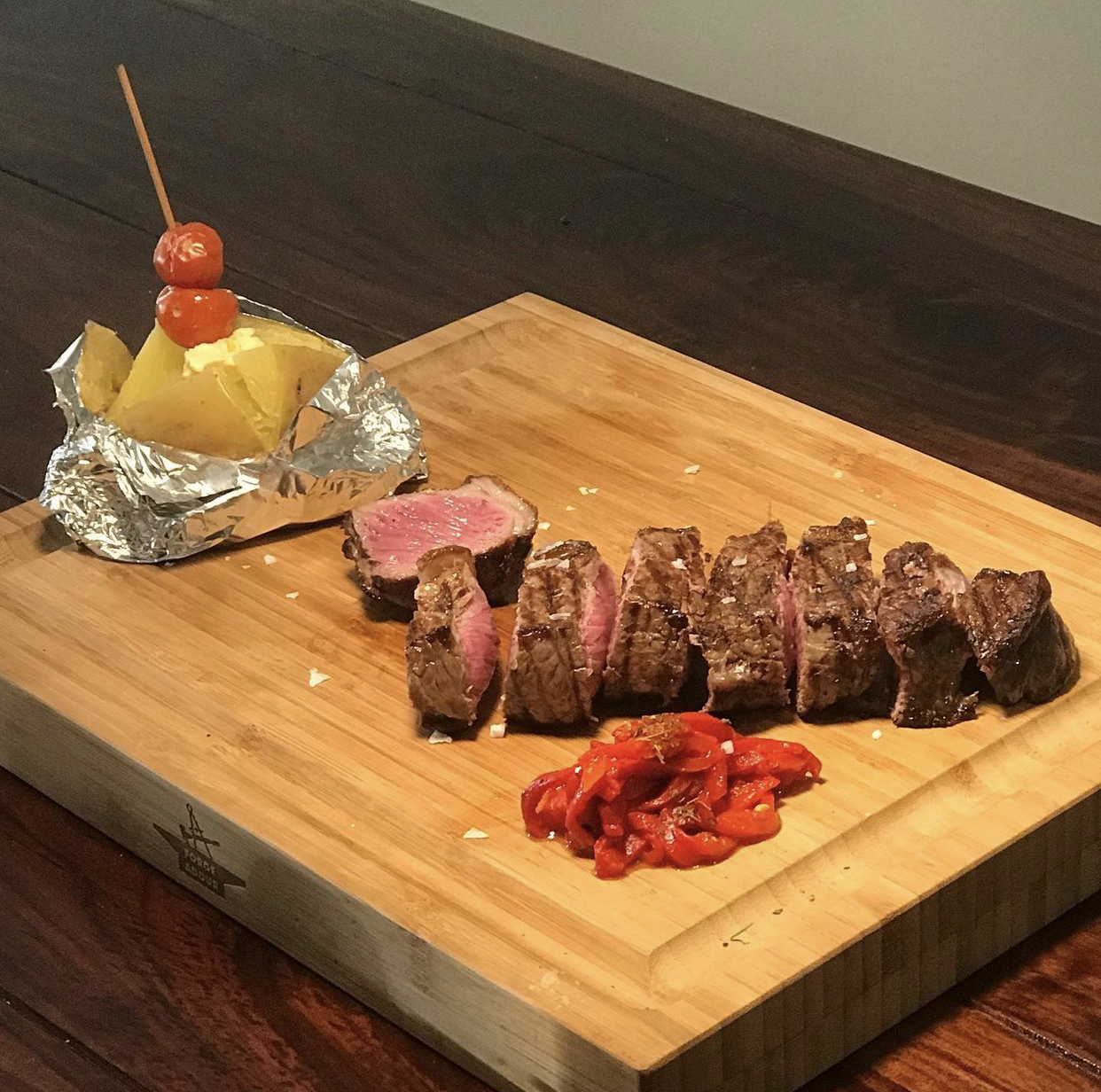 ¬ Filete Nueva York.  (New York Strip.)
