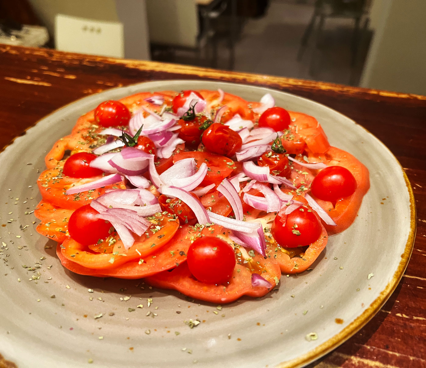 ¬ Tomates aliñados de temporada