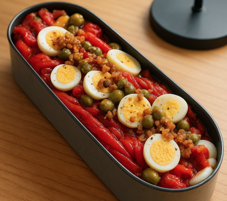 ¬ Ensalada de pimientos del Piquillo asados 