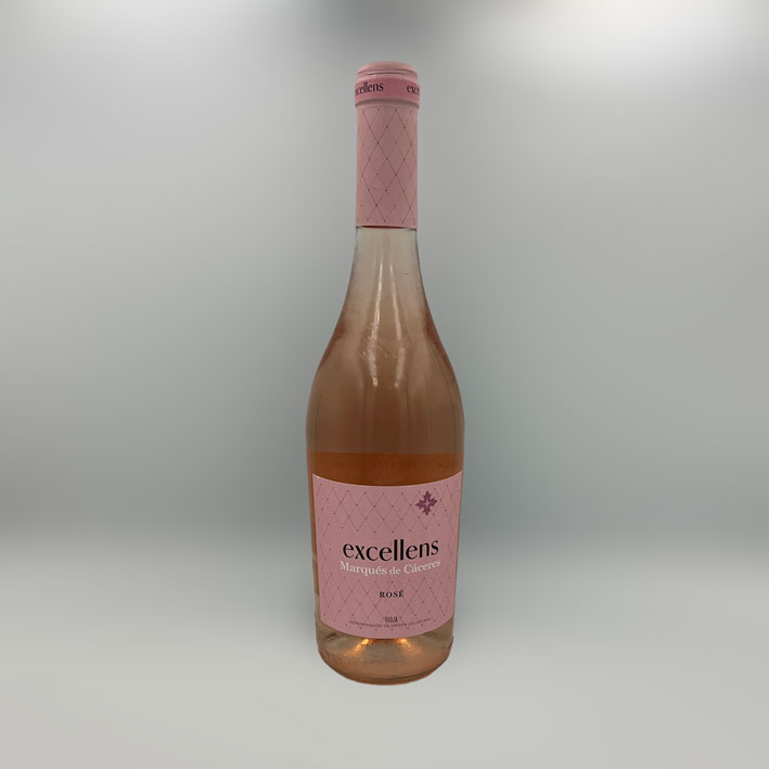Copa de vino ROSADO pálido.
