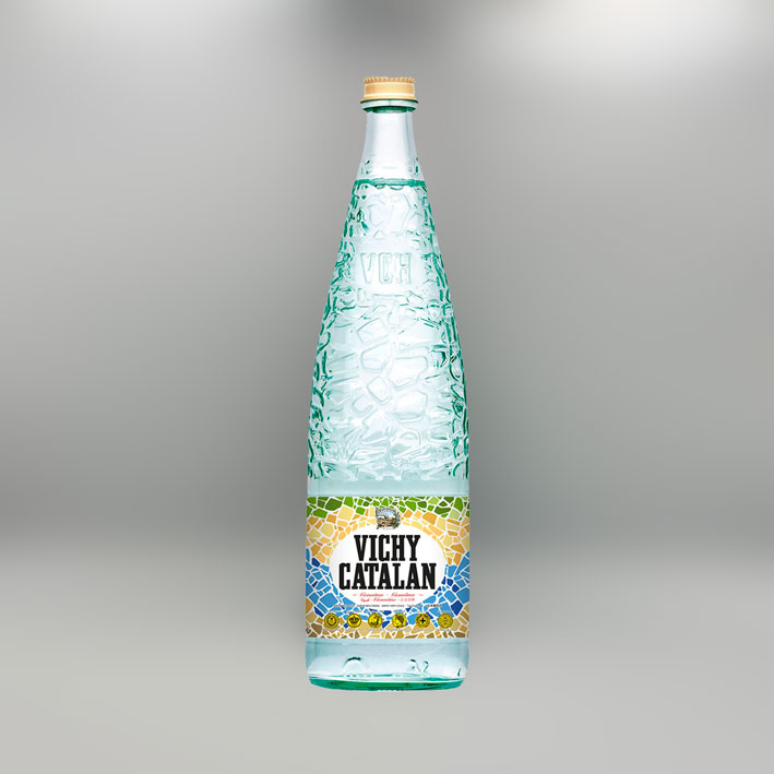 Agua con Gas Natural Vichy Catalán.