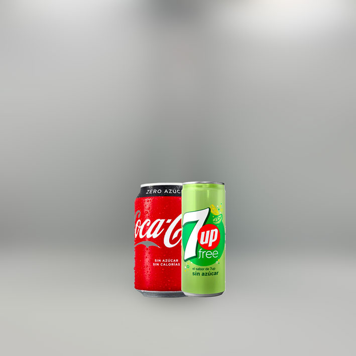 Refrescos sin Azucar. Lata 33cl.