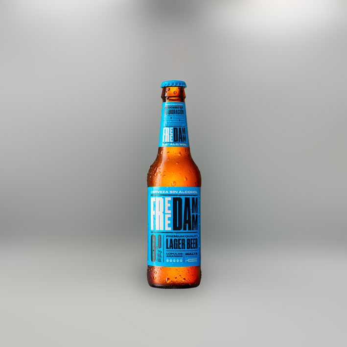 SIN ALCOHOL Free Damm Bot. 33 cl.